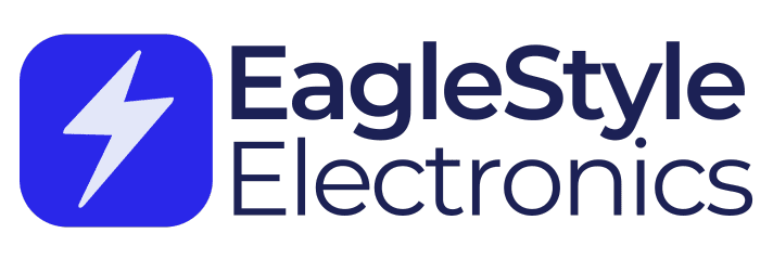 Blue Modern Electrical Mechanic Logo